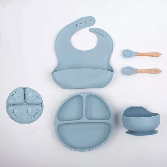 5-Piece Silicone Baby Feeding Set