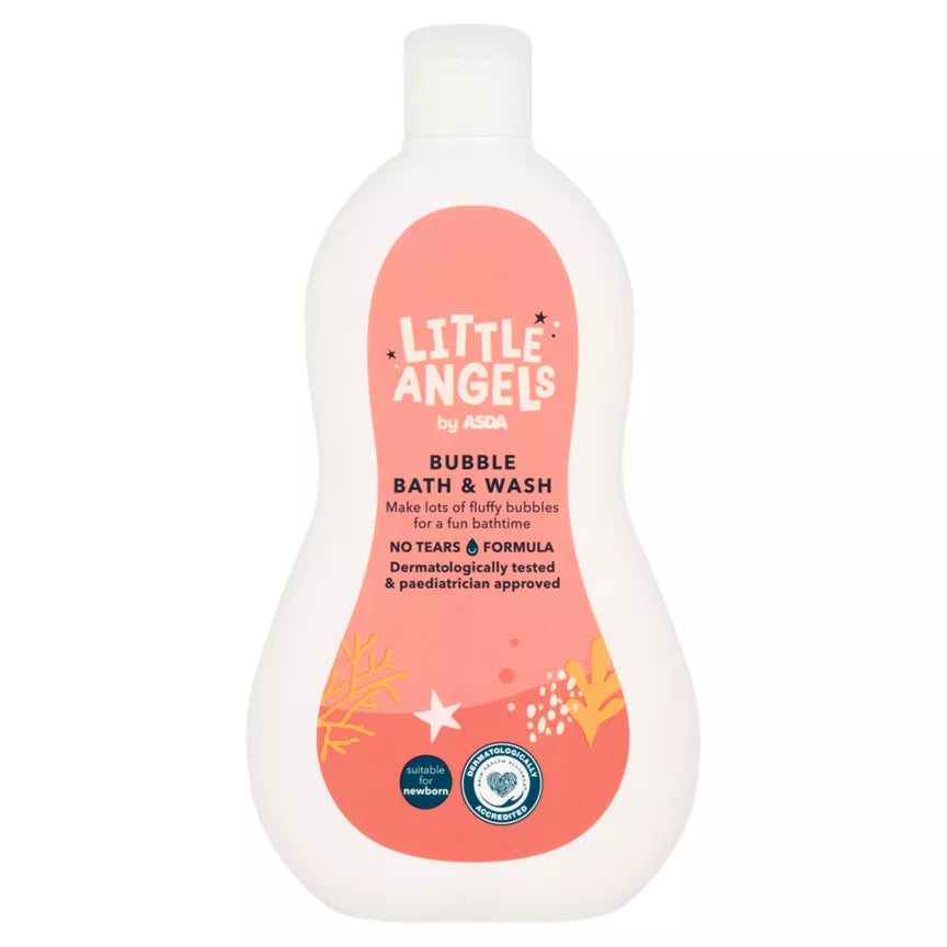 ASDA Little Angels Bubble Bath & Wash 500ml