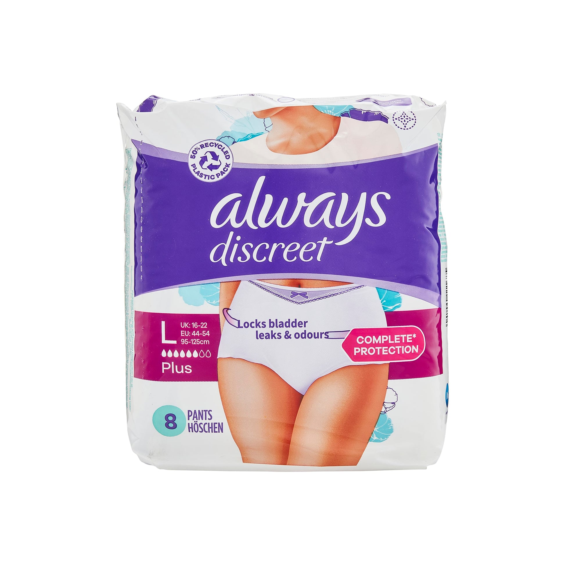 Always Discreet Pants Plus Medium 8 Pack