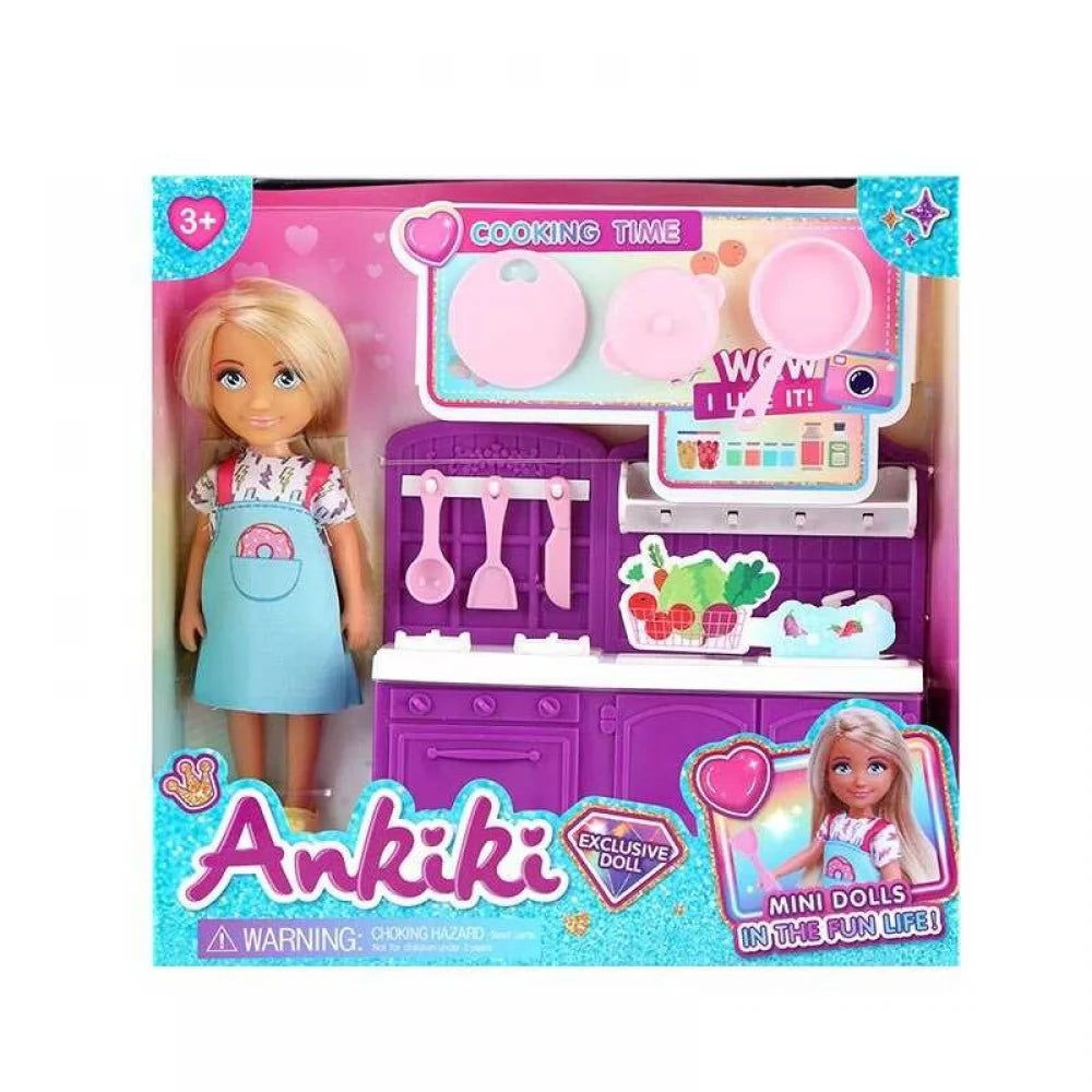 Ankiki Cooking Time Doll (606036) 3+Years