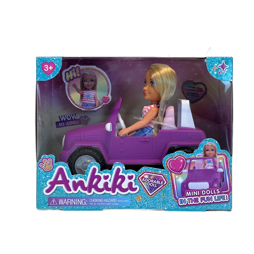 Ankiki Self Driving Tour Doll car (606013) 3+Years