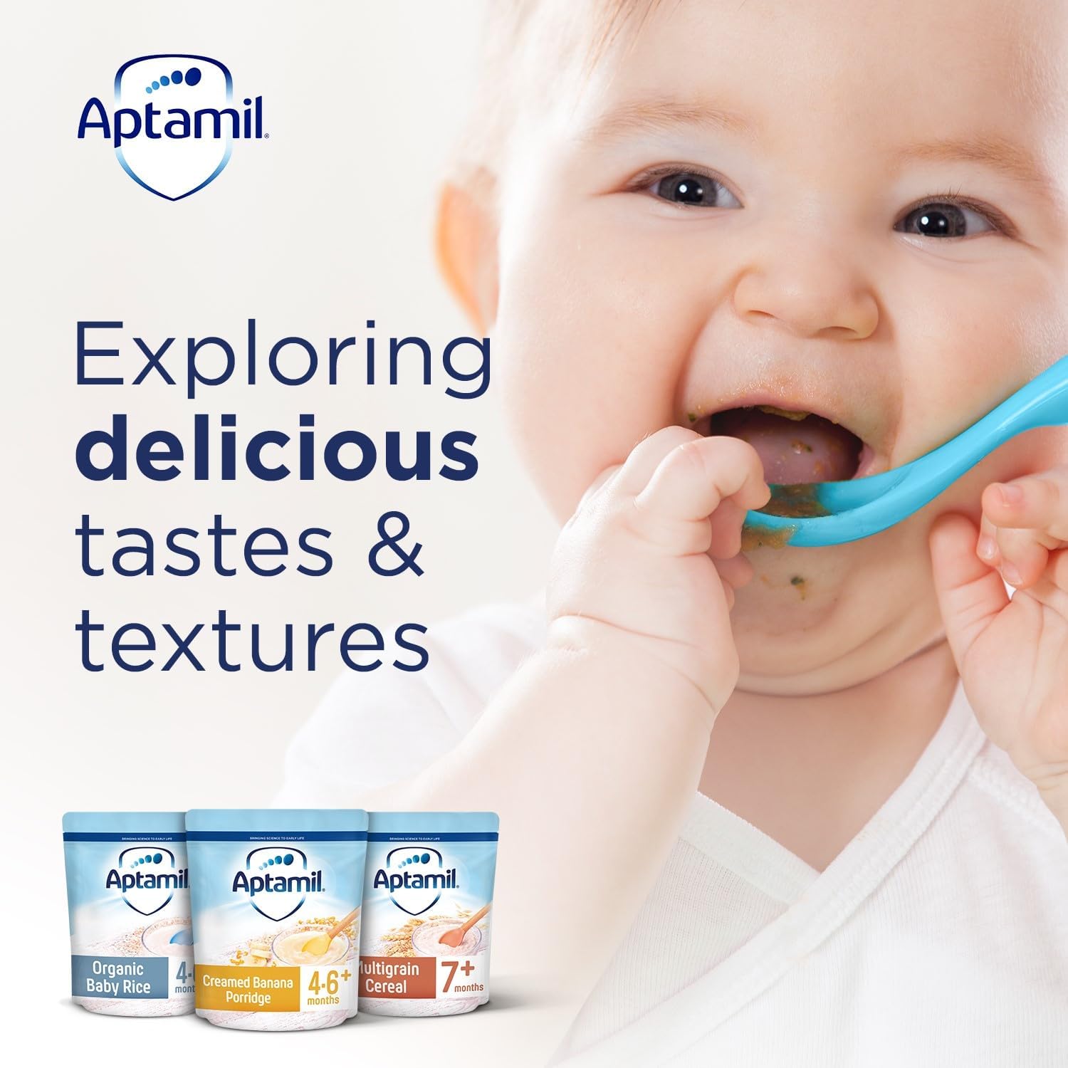 Aptamil Creamed Banana Porridge (4-6+ Months) 125g