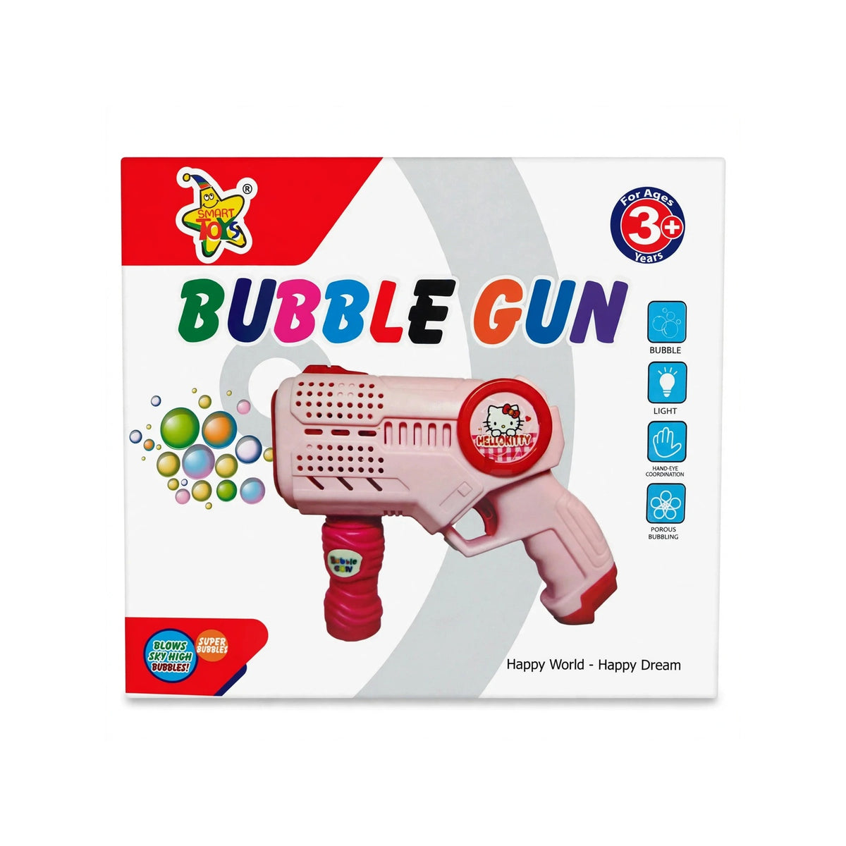 Automatic Water Bubble Gun Toy with Lights (3Y+) Random