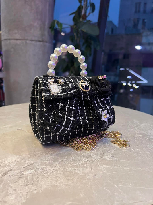 Baby Girls Princess Crossbody Bag with Long Chain