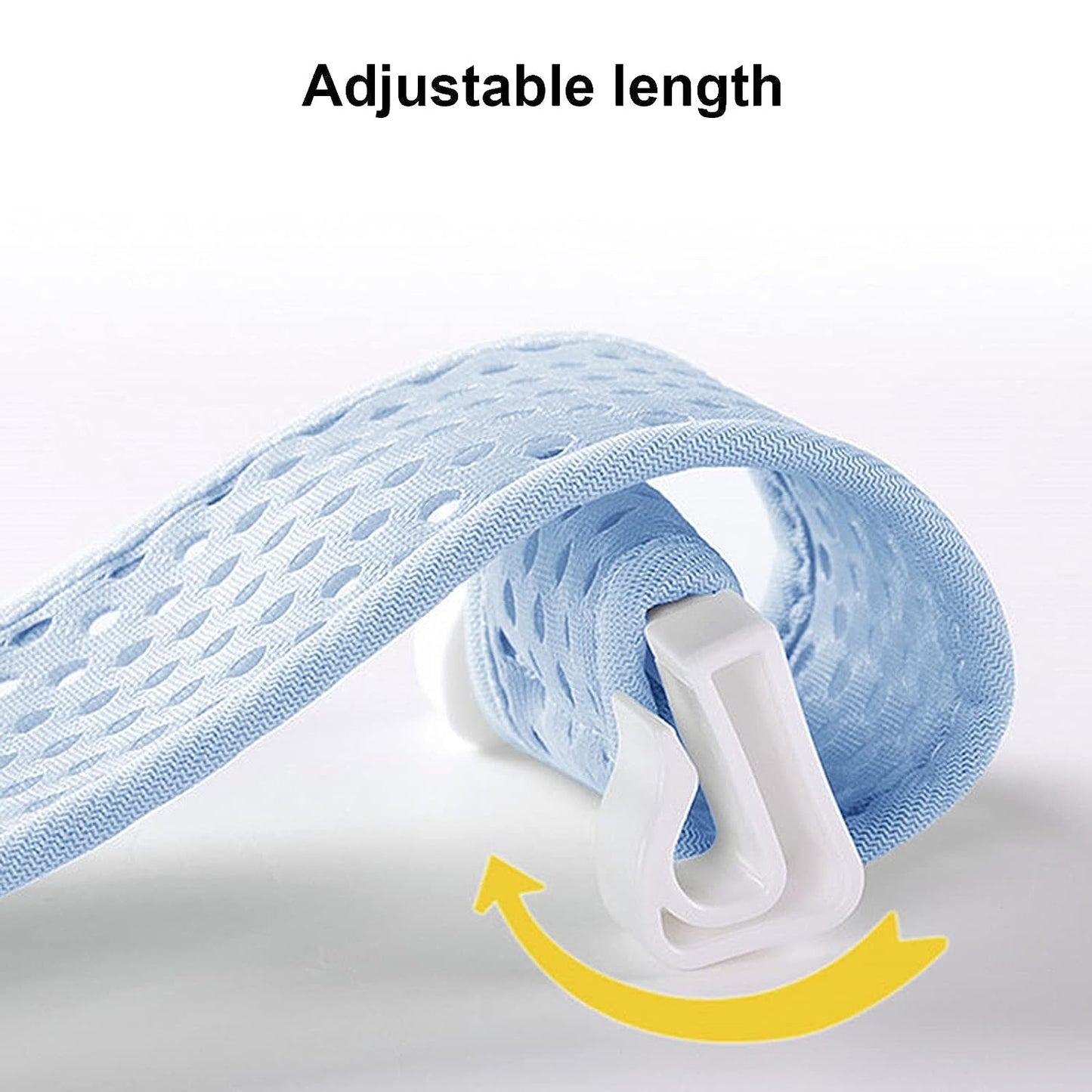 Baby Non Slip Adjustable Infant Bath Tub Pad Newborn Mesh- Blue