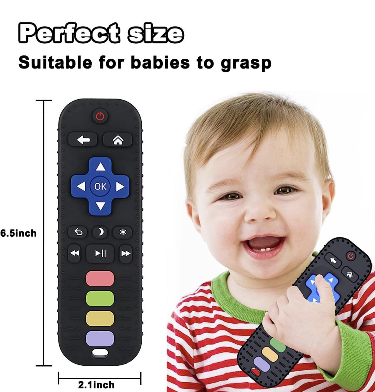 Baby Remote Control Shaped Silicone Teether Type 1 (3m+)