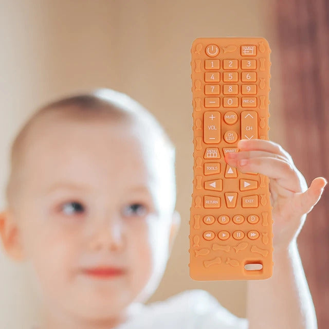 Baby Remote Control Shaped Silicone Teether