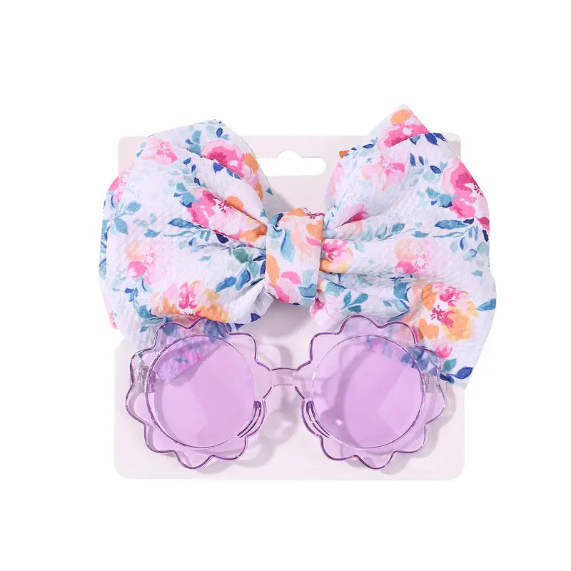 Baby Sunglass With Hairband Set