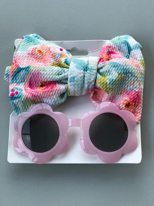 Baby Sunglass With Hairband Set