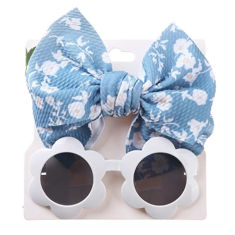Baby Sunglass With Hairband Set