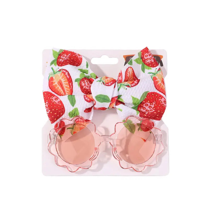 Baby Sunglass With Hairband Set