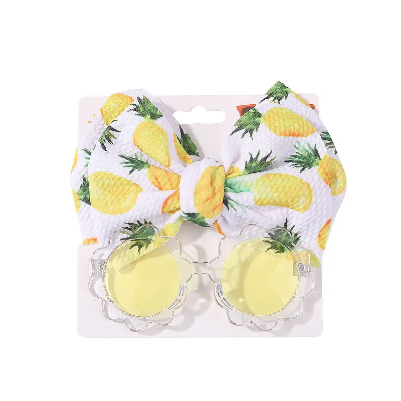 Baby Sunglass With Hairband Set