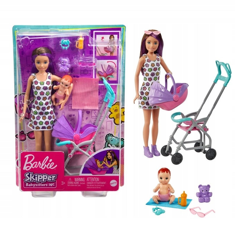 Barbie GXT34 Skipper Baby Sitters Inc Assortment Fhy97