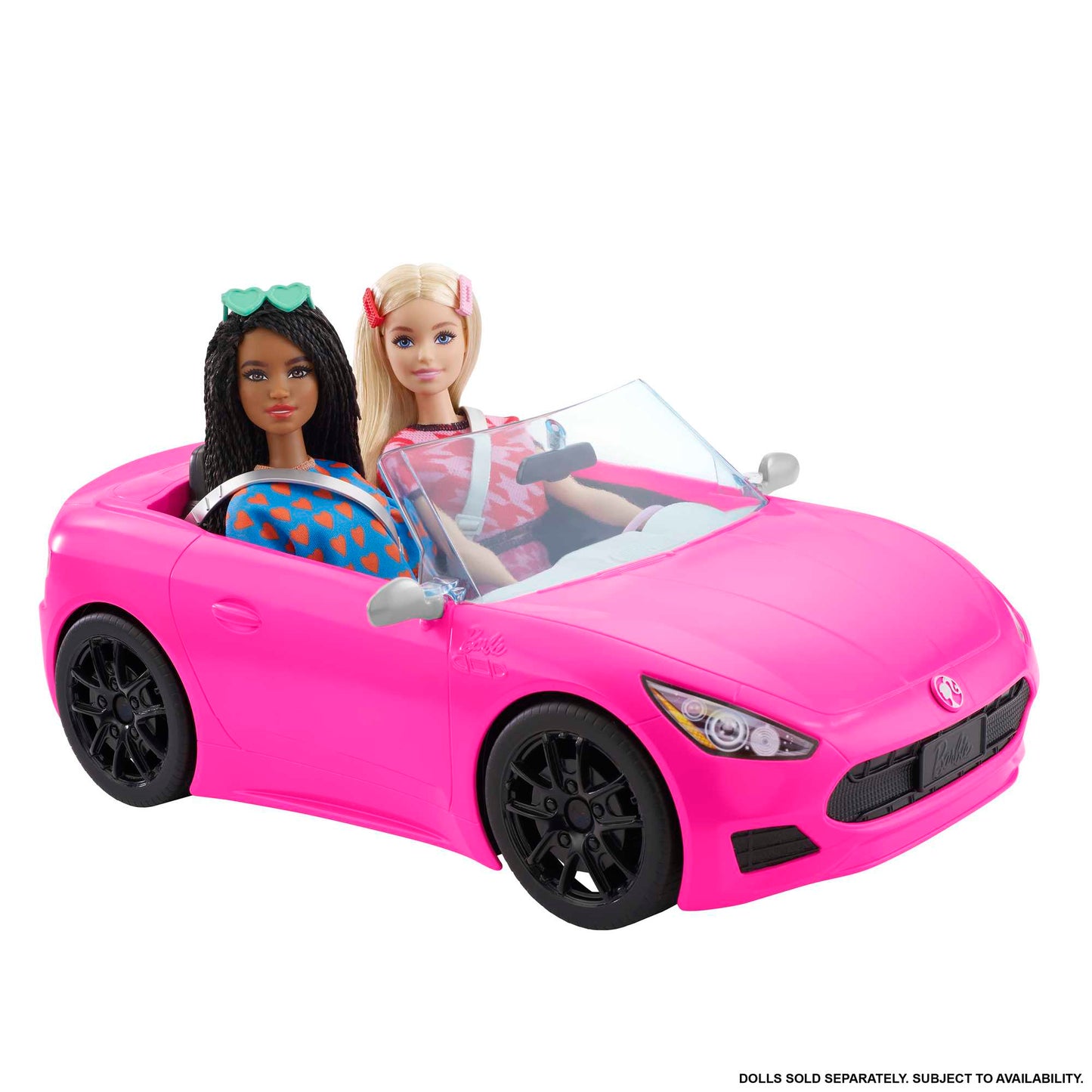 Barbie HBT92 Pink Convertible 2-Seater Vehicle Doll
