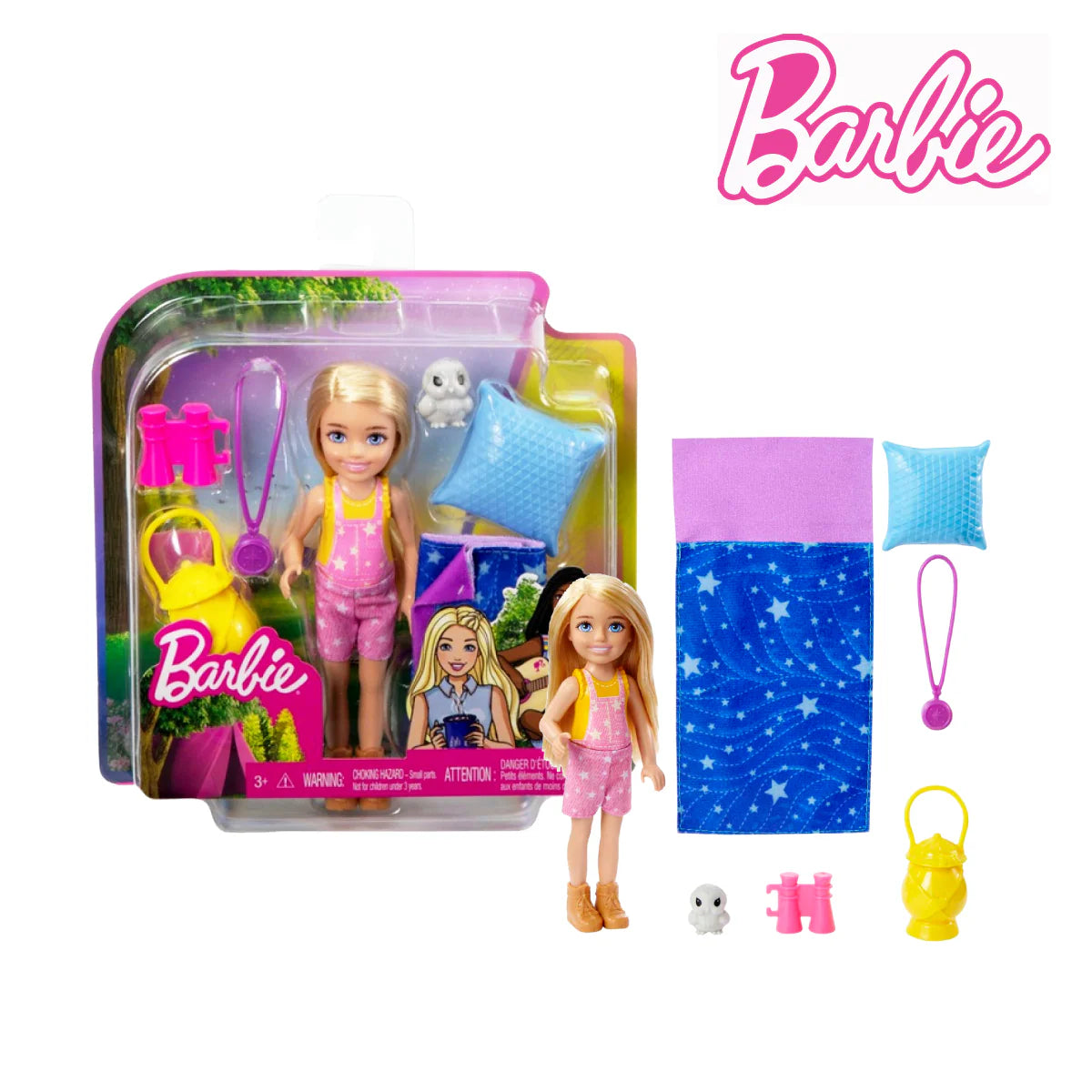 Barbie HDF77 Chelsea Camping Doll