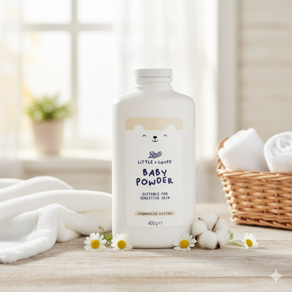 Boots Little + Loved Baby Powder 400g