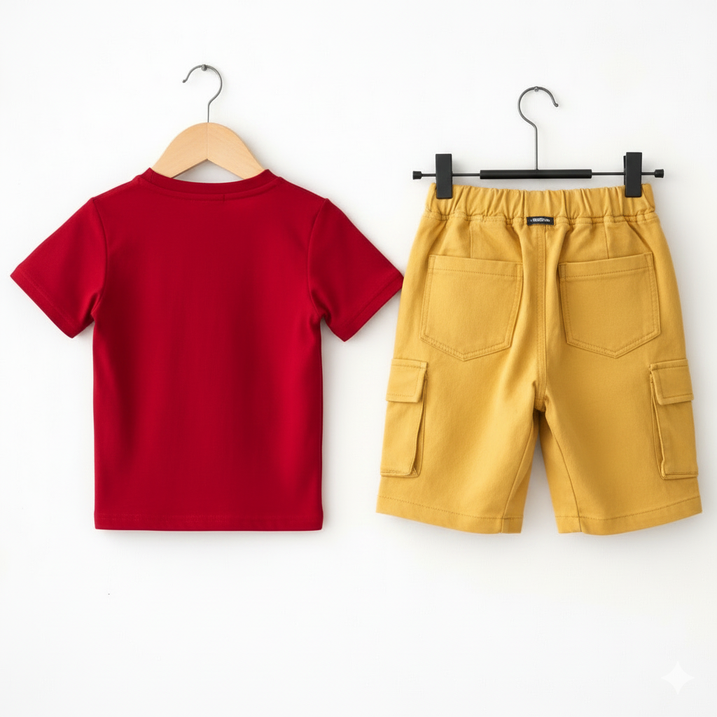 Boy Casual Outfit Set-Spiderman (BGGM23)