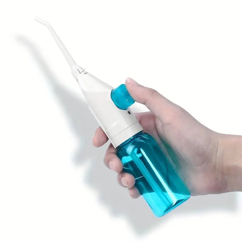Brushed Gloss Oral Water Flosser And Nasal Irrigator With Tongue Scraper Set