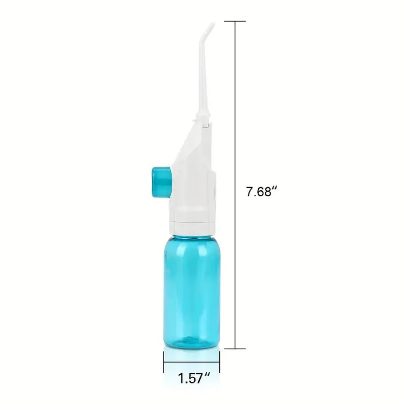 Brushed Gloss Oral Water Flosser And Nasal Irrigator With Tongue Scraper Set
