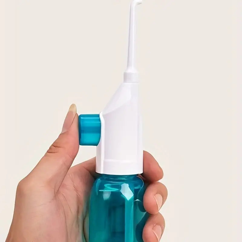Brushed Gloss Oral Water Flosser And Nasal Irrigator With Tongue Scraper Set