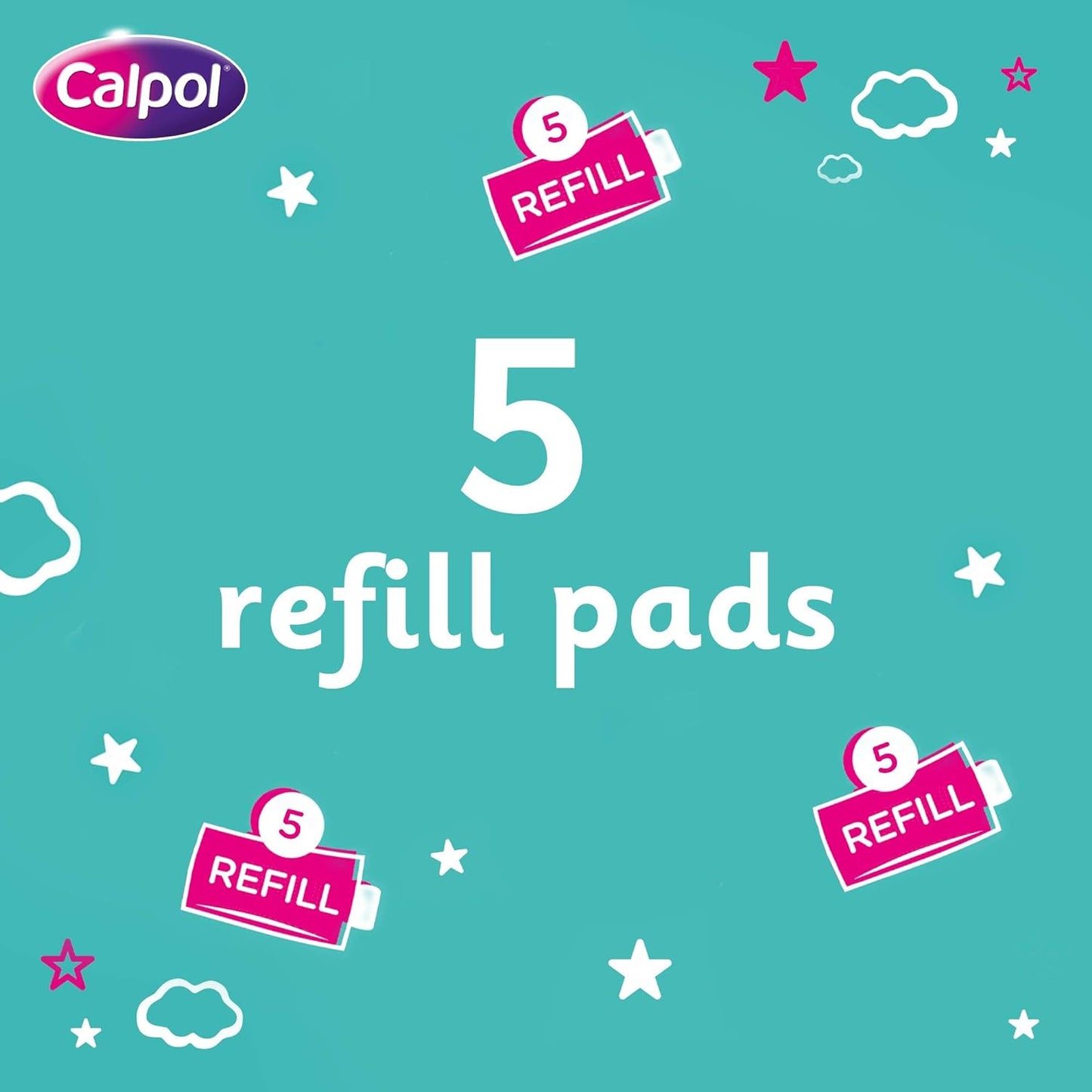 Calpol Vapour Plug Refill Pads Lavender & Chamomile (3+ Months) Pack of 5