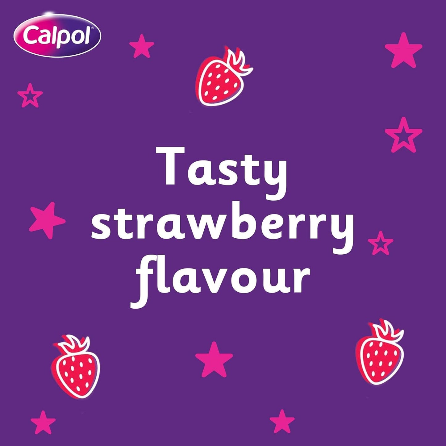 Calprofen Ibuprofen Suspension Strawberry Flavor (3+ Months) 100ml