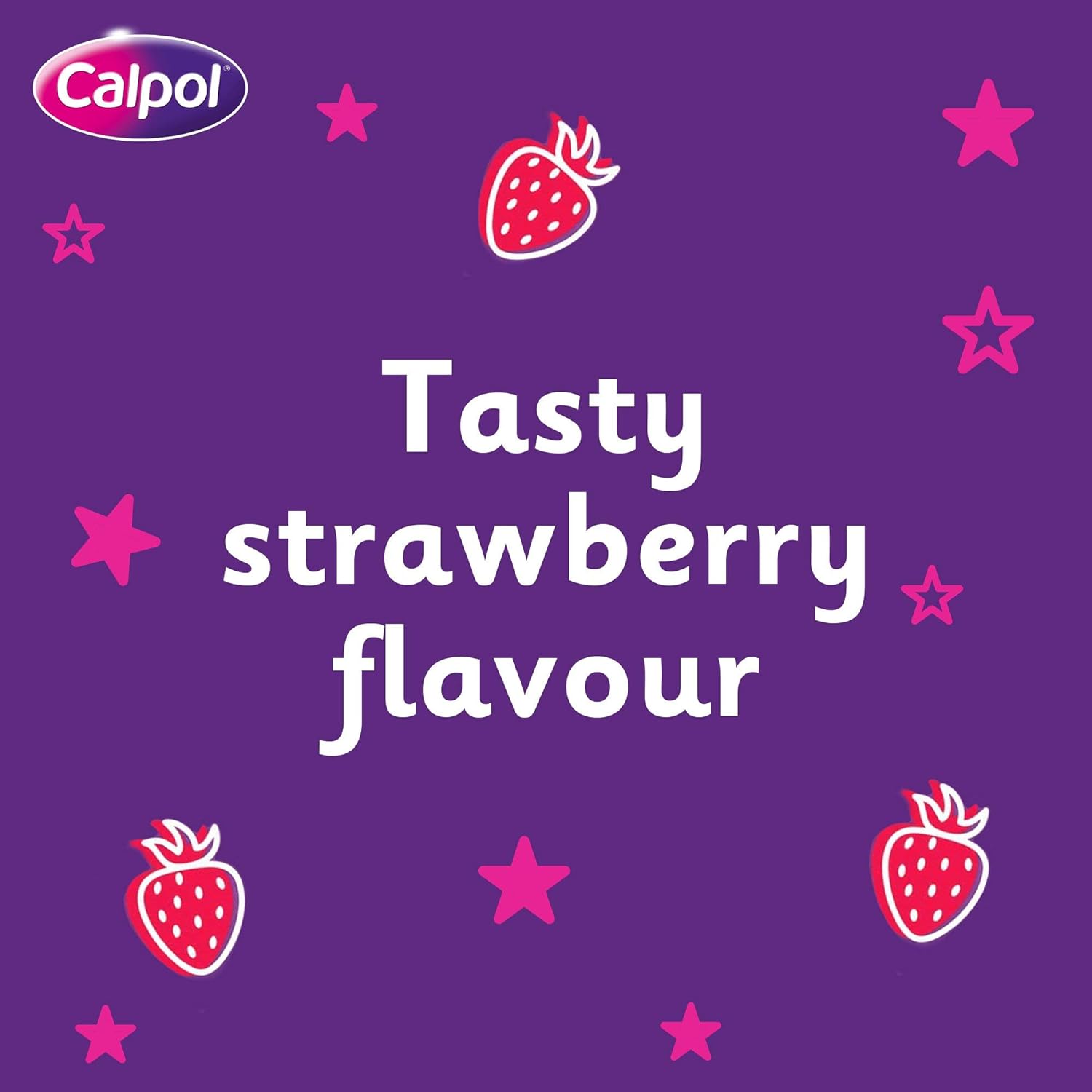 Calprofen Ibuprofen Suspension Strawberry Flavor (3+ Months) 100ml