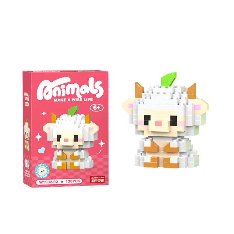 Cartoon Mini Blocks Puzzle Toy Set (W1502-02) 138pcs 6y+