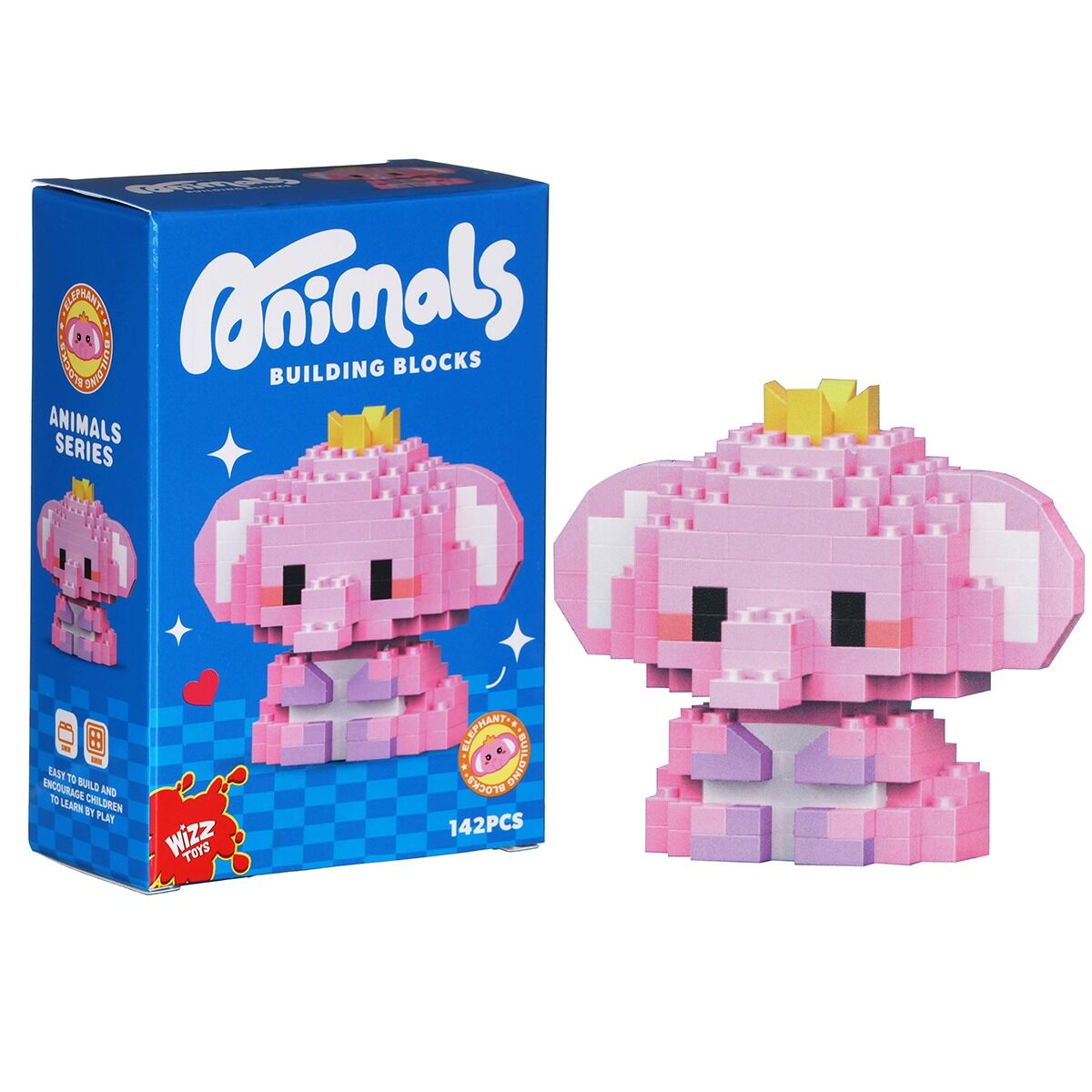 Cartoon Mini Blocks Puzzle Toy Set (W1502-04) 142pcs 6y+