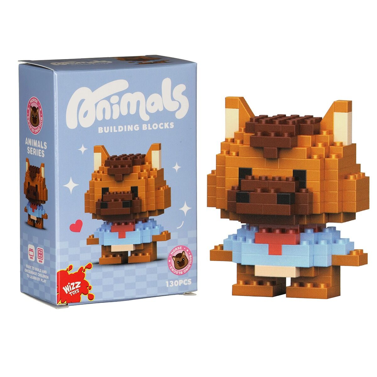 Cartoon Mini Blocks Puzzle Toy Set (W1502-07) 130pcs 6y+