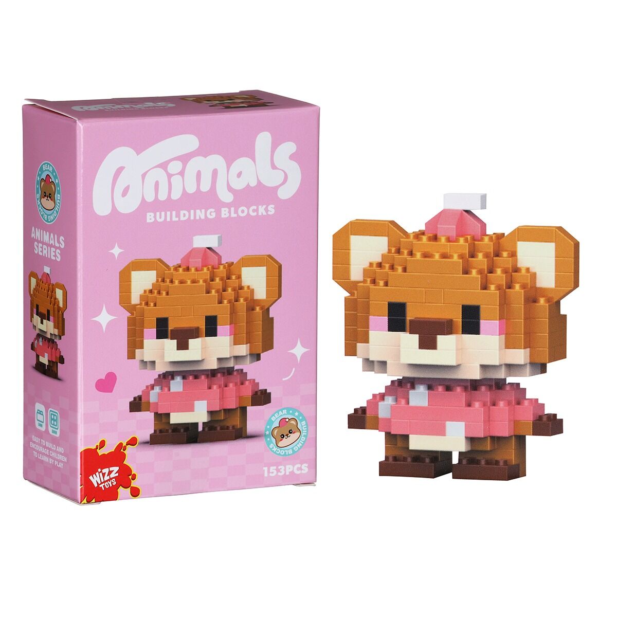 Cartoon Mini Blocks Puzzle Toy Set (W1502-11) 153pcs 6y+