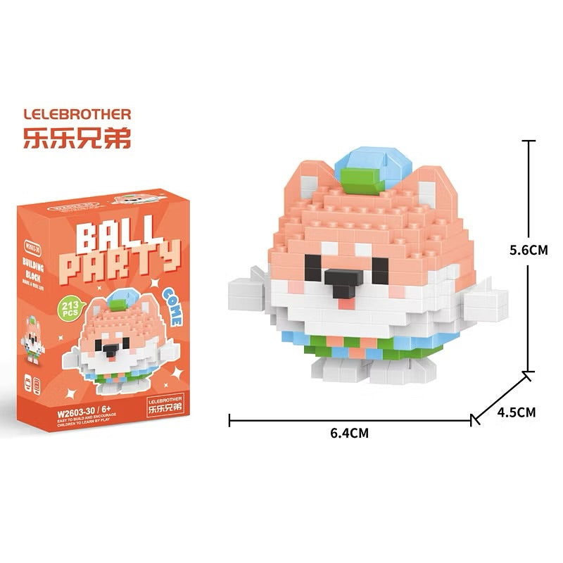 Cartoon Mini Blocks Puzzle Toy Set (W2603-30) 213pcs 6y+