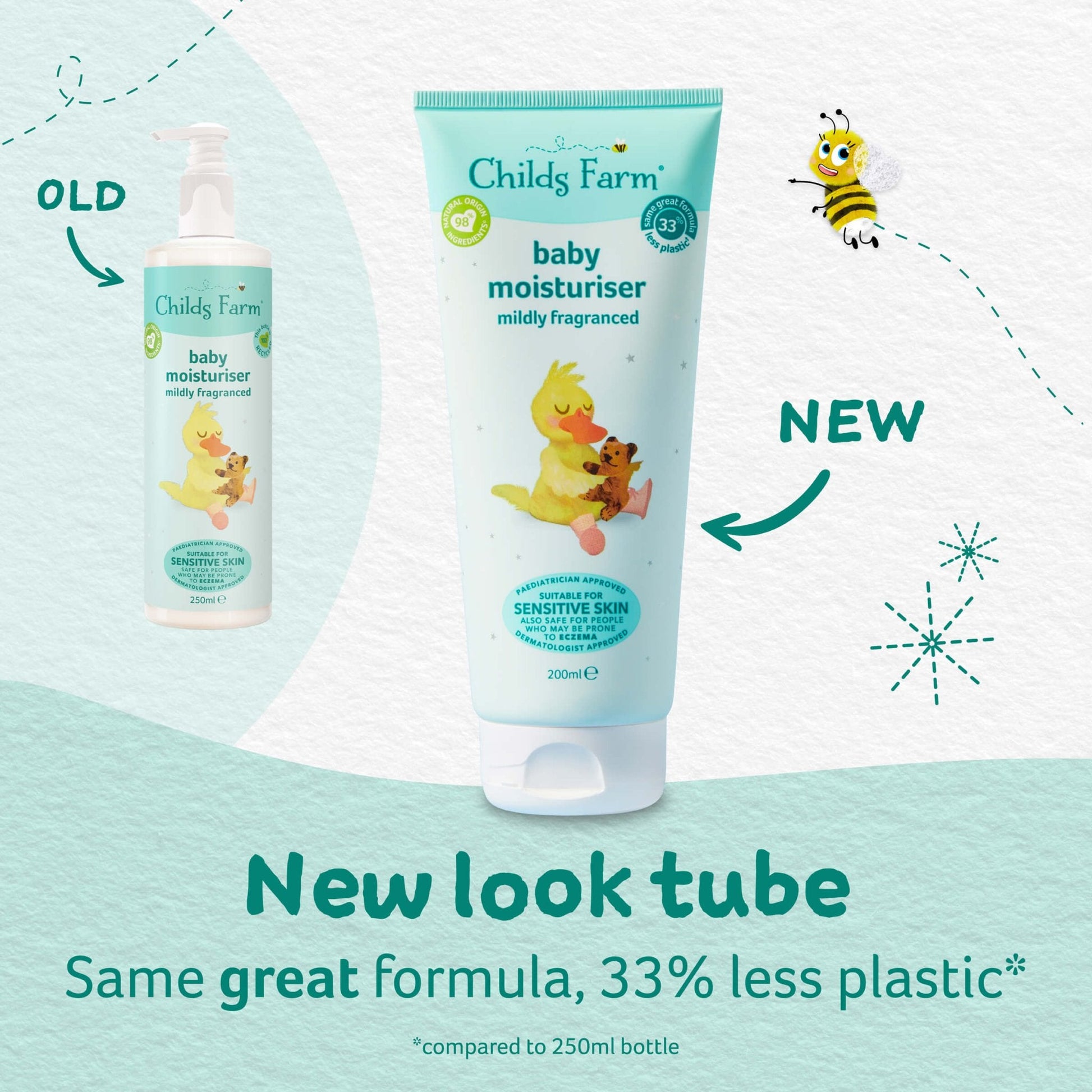 Childs Farm Baby Moisturizer Mildly Fragranced 200ml