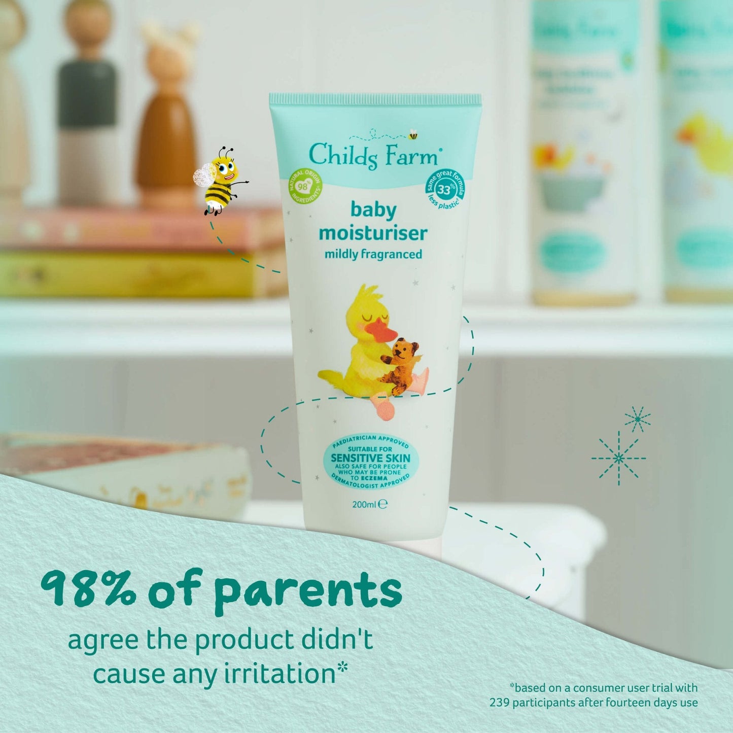 Childs Farm Baby Moisturizer Mildly Fragranced 200ml