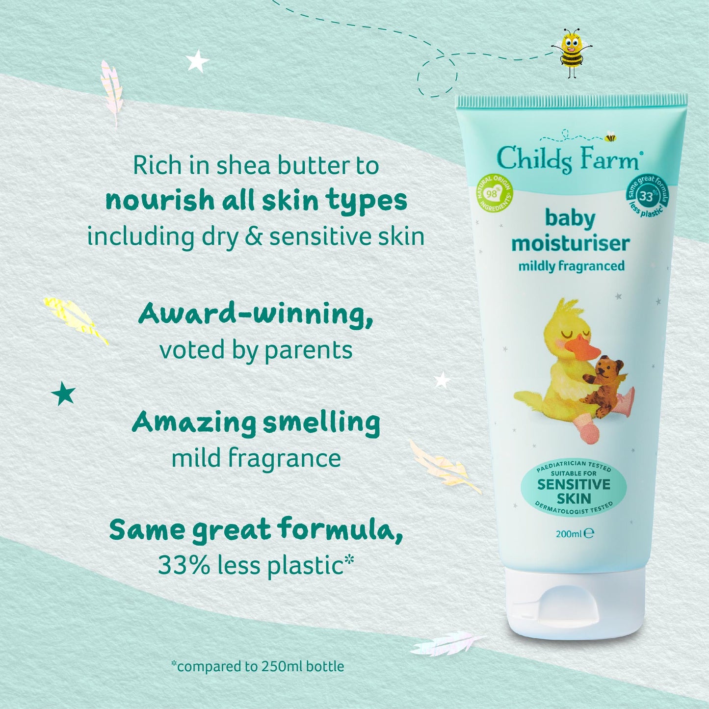 Childs Farm Baby Moisturizer Mildly Fragranced 200ml