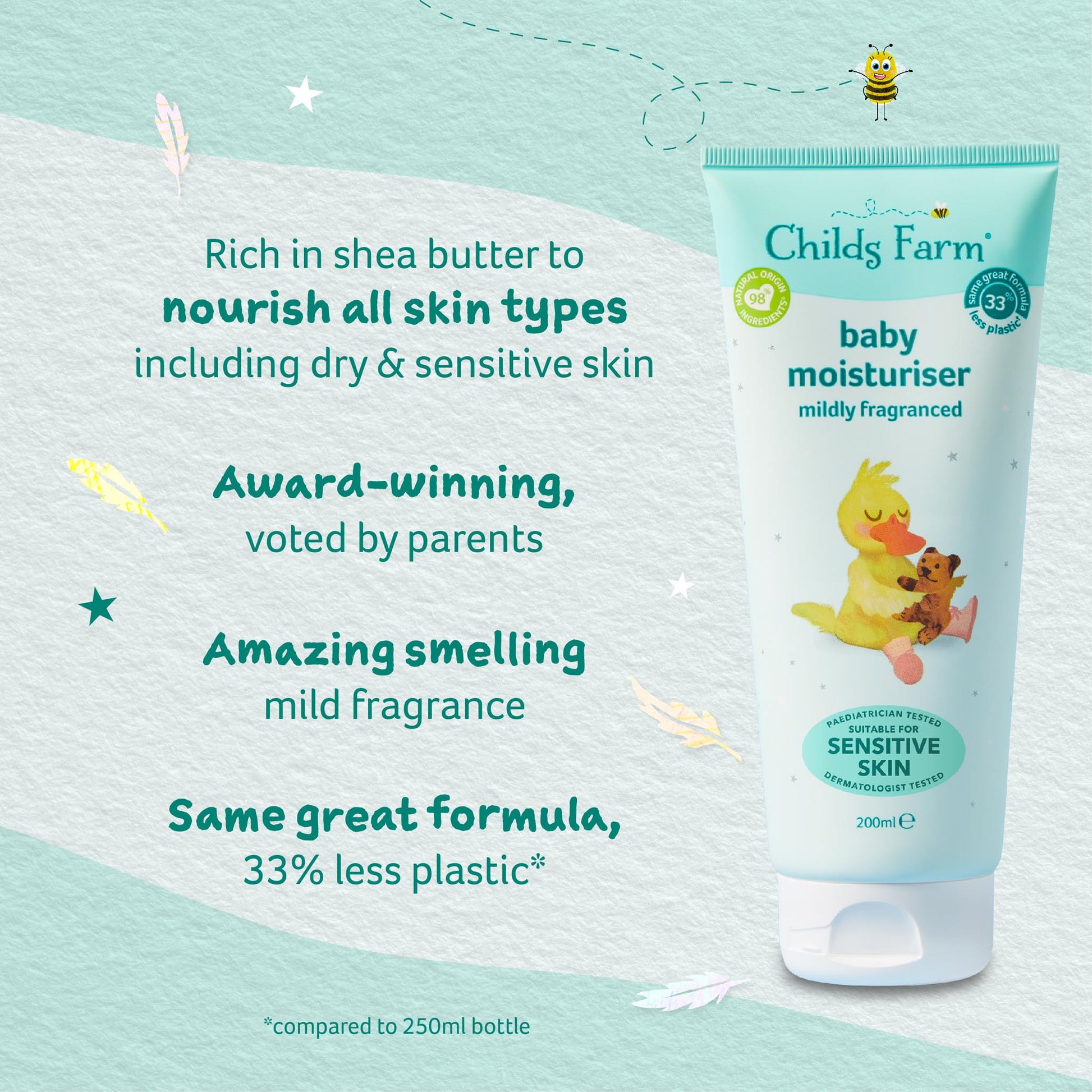 Childs Farm Baby Moisturizer Mildly Fragranced 200ml
