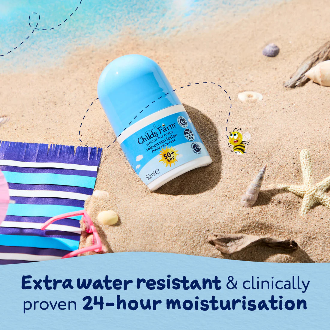 Childs Farm Roll-On Sun Lotion SPF50+, 50ml