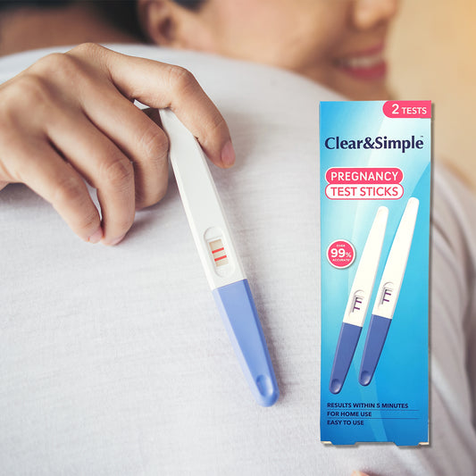 Clear & Simple Pregnancy Test Sticks- 2 Tests