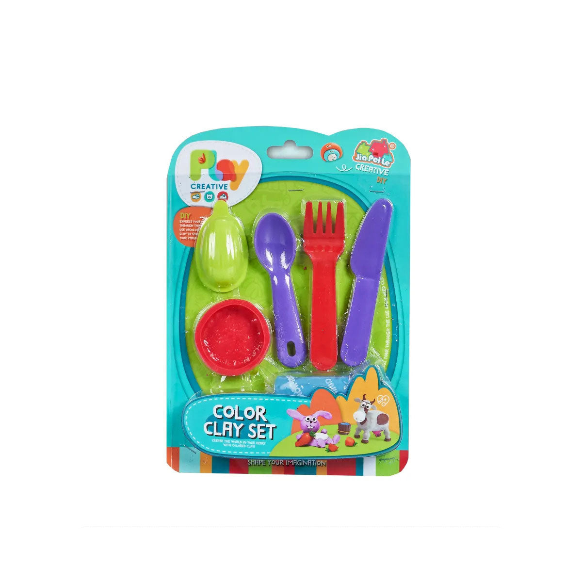 Color Clay Cutlery Set DIY (5838-180)
