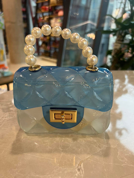 Cute Candy Color Jelly Mini Transparent Handbag
