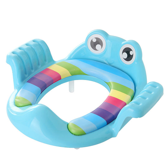Cute Cartoon Comfortable Potty Seat- Blue