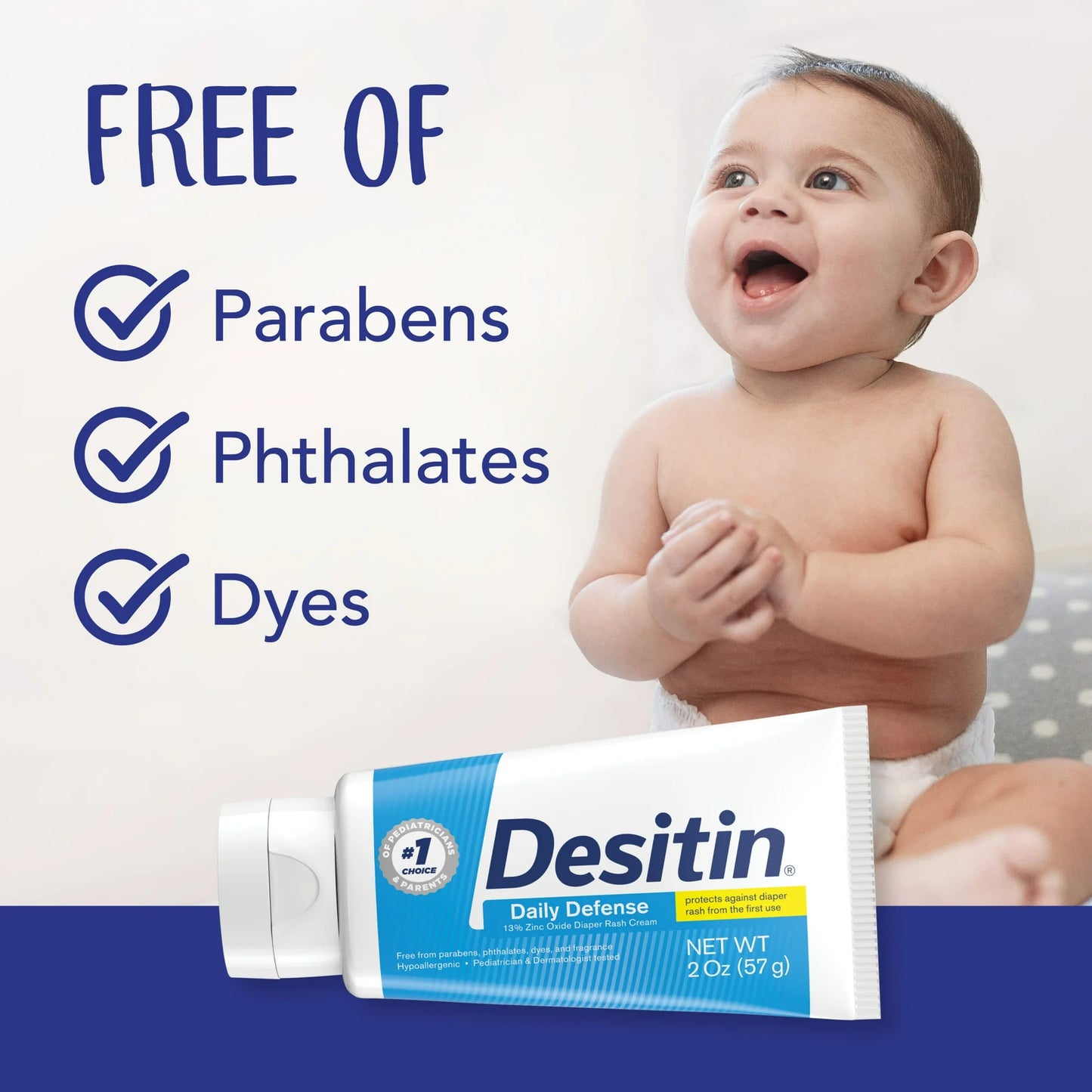 Desitin Daily Defense Baby Diaper Rash Cream 113g