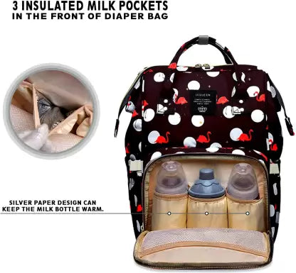 Diaper Bag Backpack Duck Black