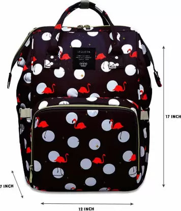 Diaper Bag Backpack Duck Black