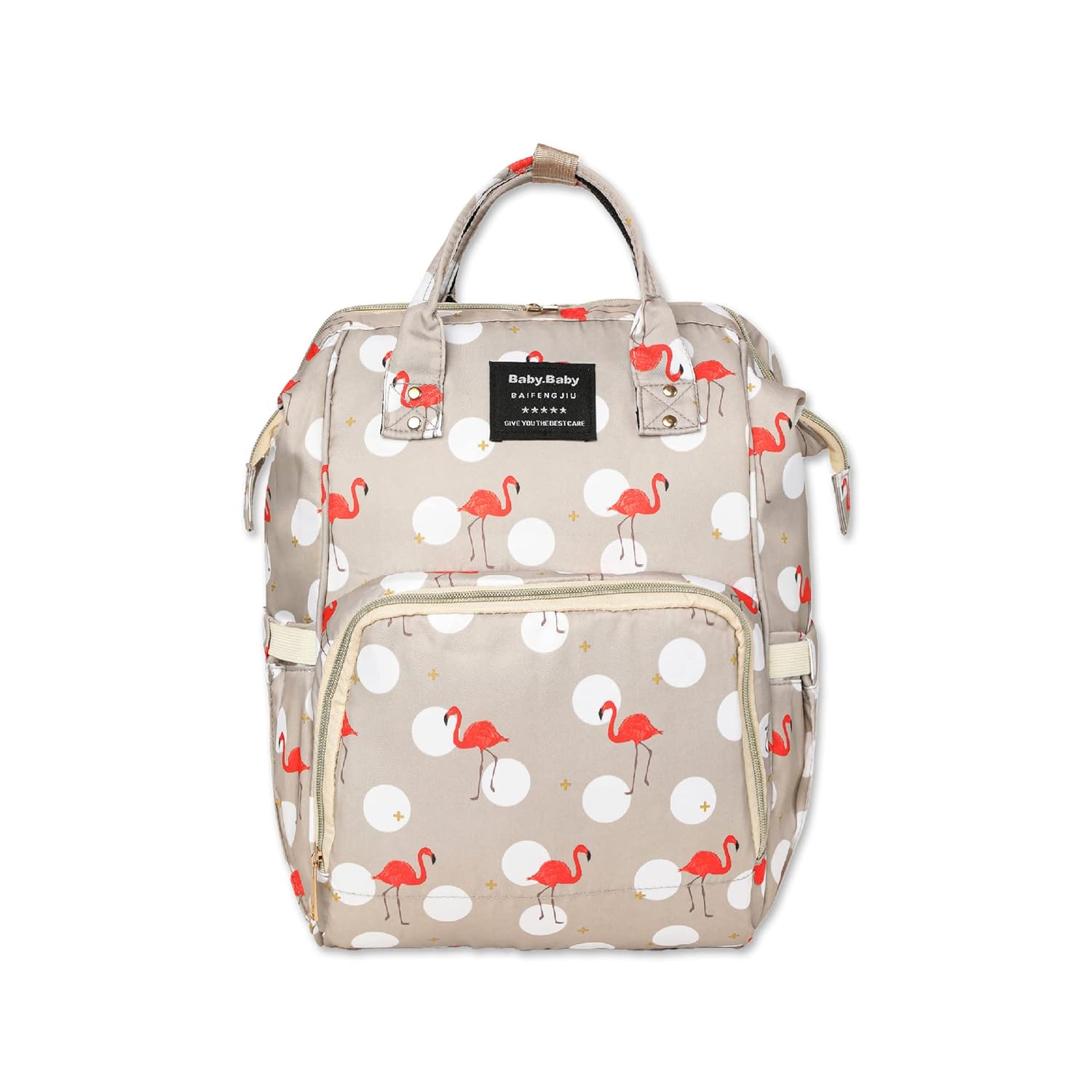 Diaper Bag Backpack Duck Grey