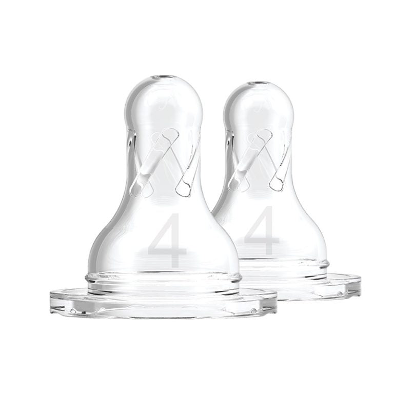 Dr. Brown's Natural Flow Narrow-Neck Level 4 Teats(9m+)- 2pcs