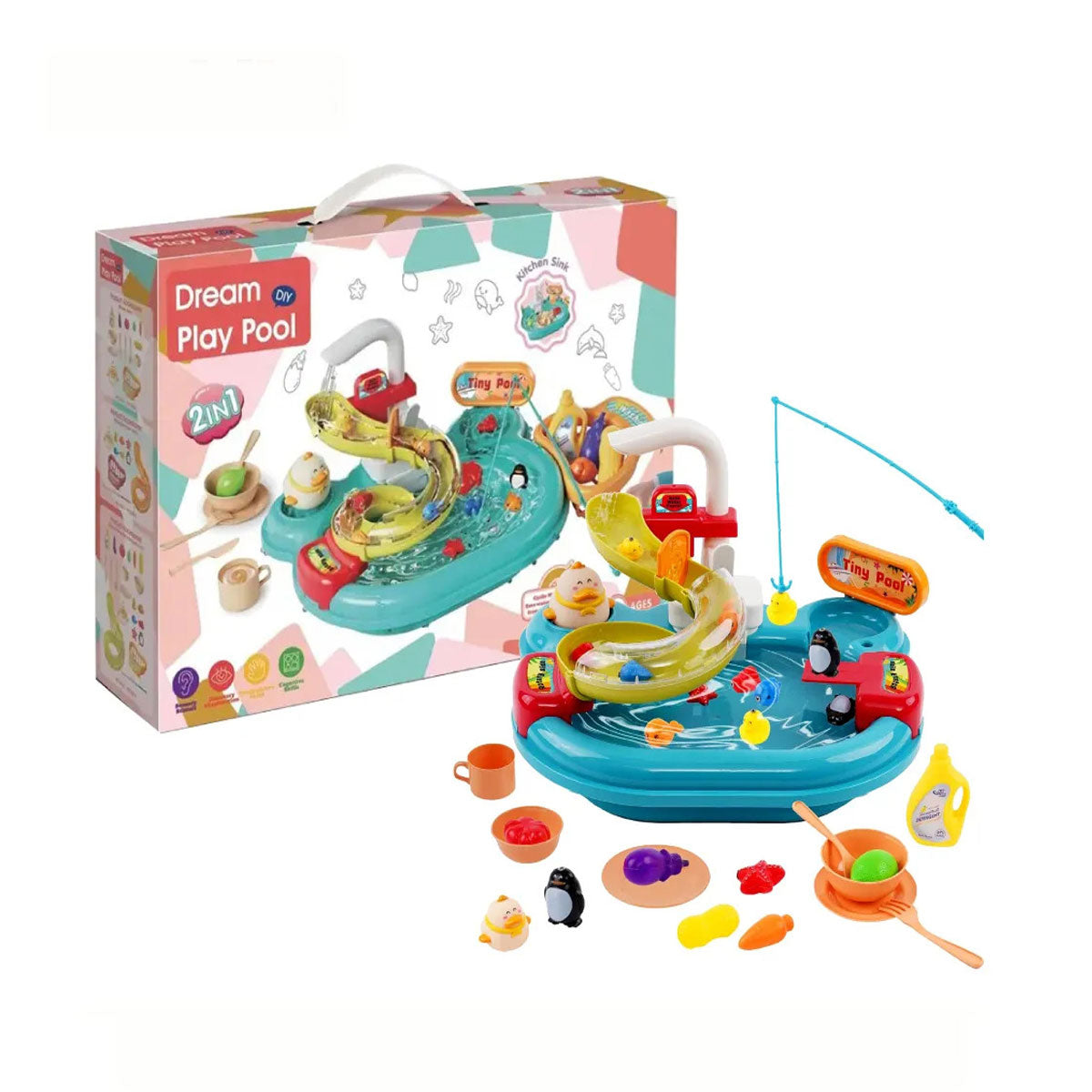 Dream Play Pool 2in1 DIY (1203-3) 3+Years