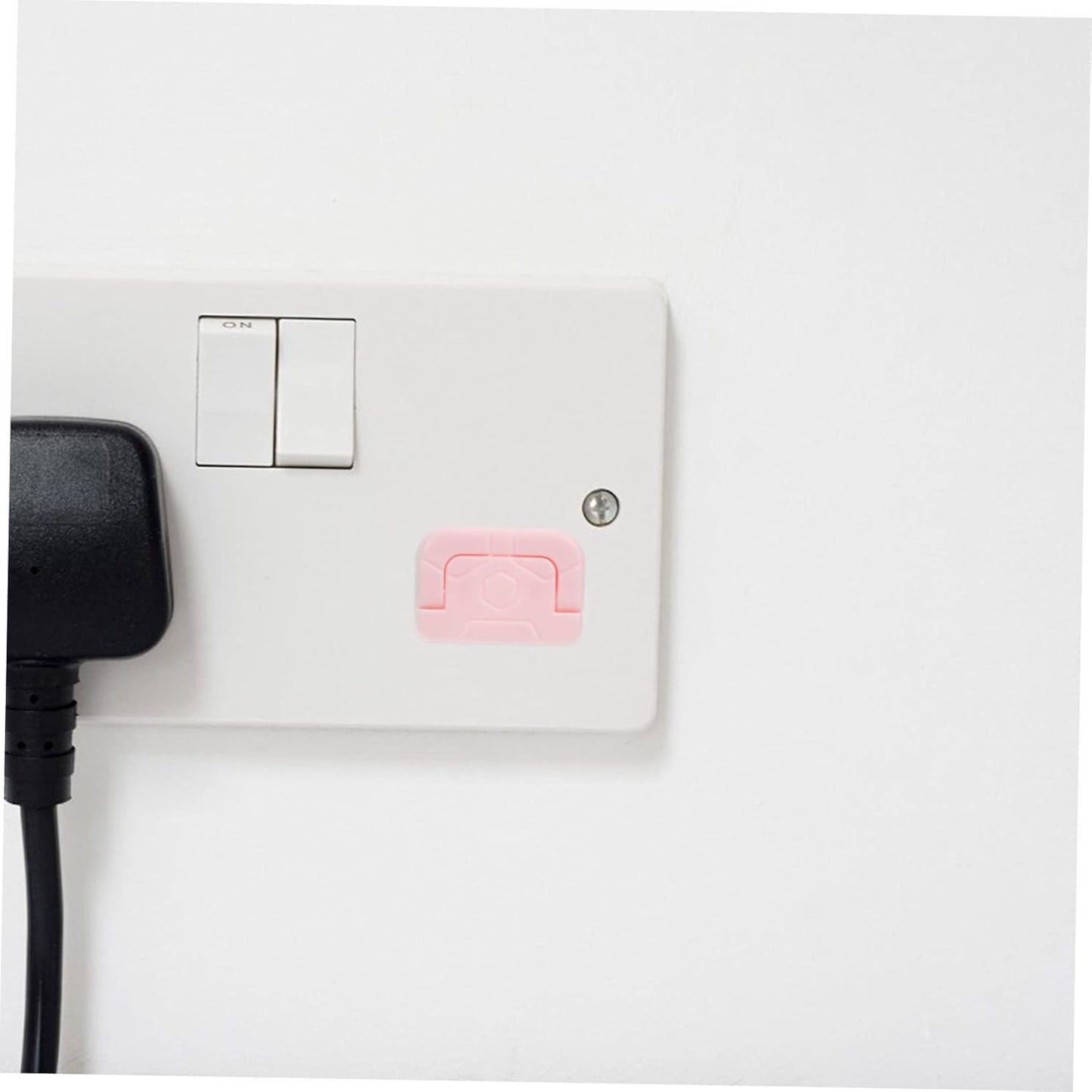 Dummy Socket Blocker Plug Guard 2 PIN Square- White