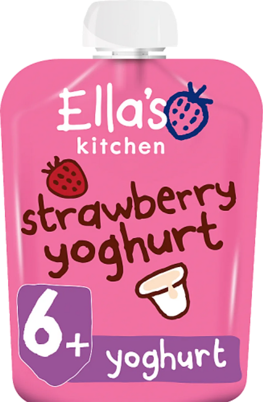Ella's Kitchen Baby Pouch- Strawberry Yoghurt (6m+) 90g
