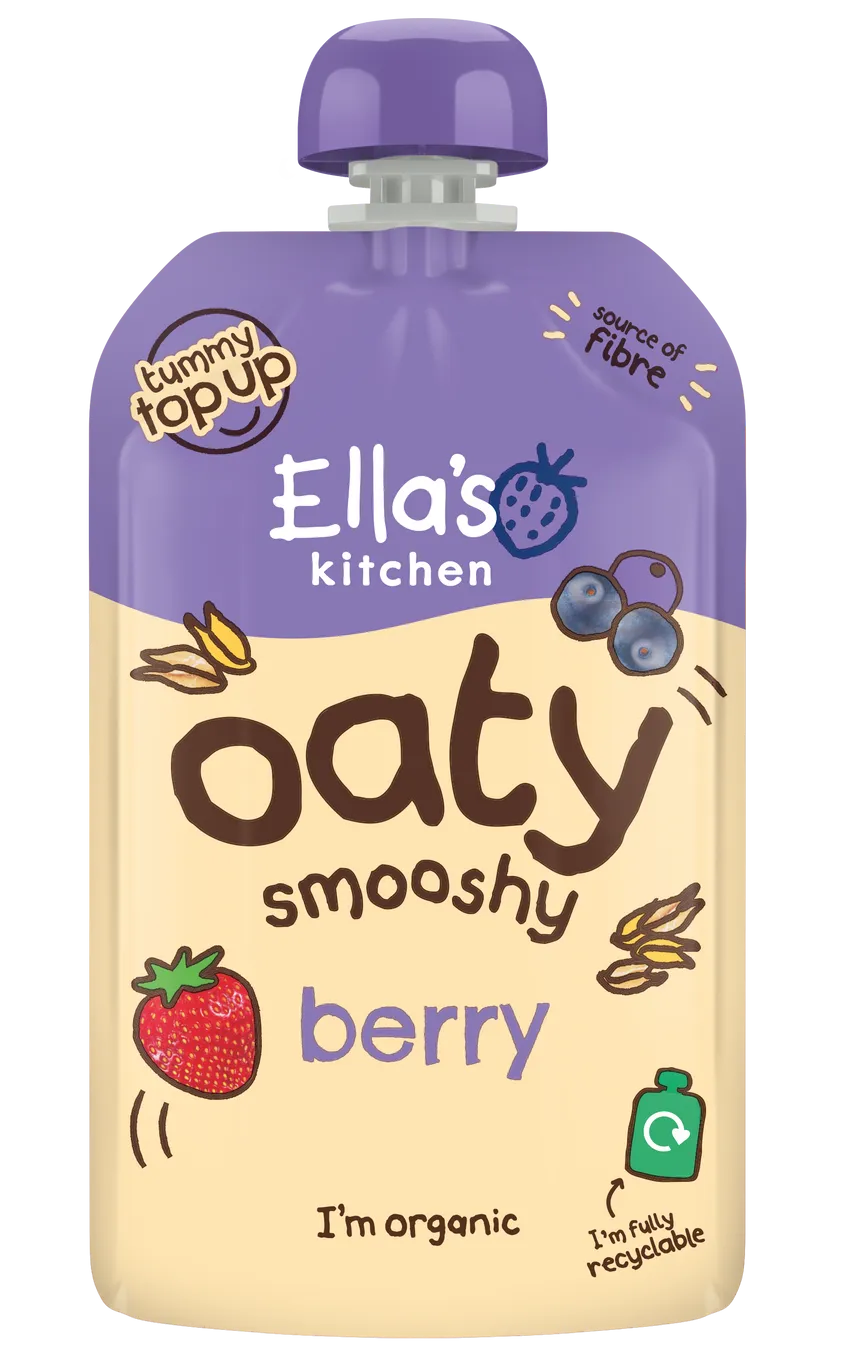 Ella's Kitchen Baby Pouch Oaty Smooshy Berry 90g (12m+)